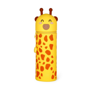 Trousse 2 en 1 Silicone Souple Girafe - Legami - Rougier et Plé