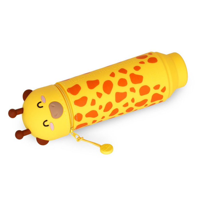 Trousse 2 en 1 Silicone Souple Girafe - Legami - Rougier et Plé