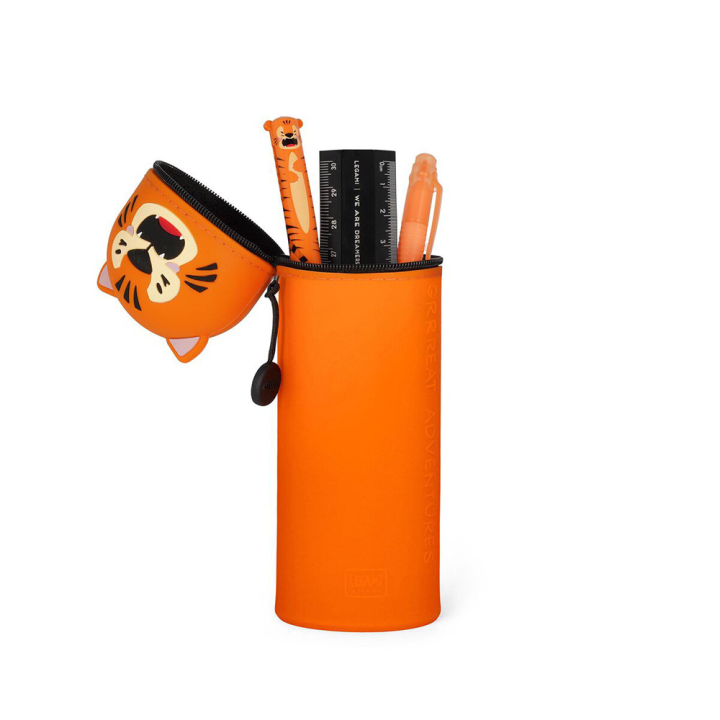 Trousse 2 en 1 Silicone Souple Tigre - Legami - Rougier et Plé