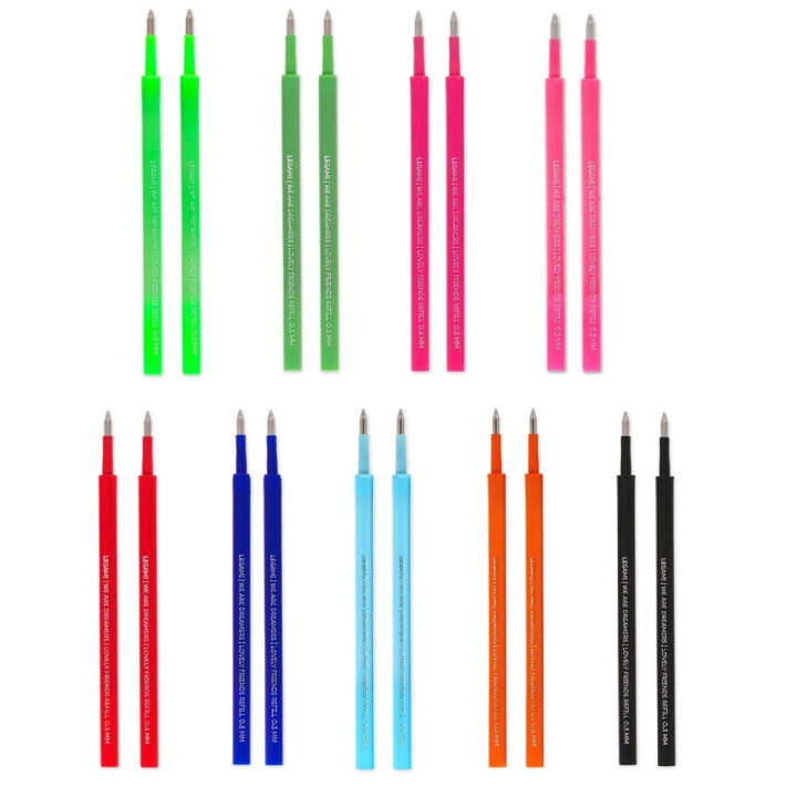 Recharges pour Stylo à Encre Gel Effaçable 2 pcs - Legami - Rougier et Plé