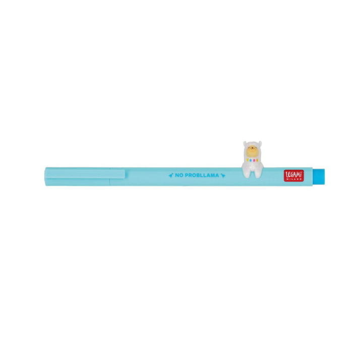 Stylo à Encre Gel Turquoise Lama - Legami - Rougier et Plé