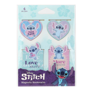 Marque-pages magnétiques Stitch N°1 - 4 pcs - Cool Pack - Rougier et Plé