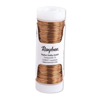 Fil de cuivre Ø 0,4 mm x 40 m - Rayher - Rougier et Plé