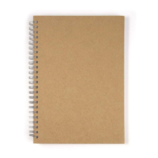 Carnet de notes Pages blanche 14,8 x 21 cm Kraft - Rayher - Rougier et Plé