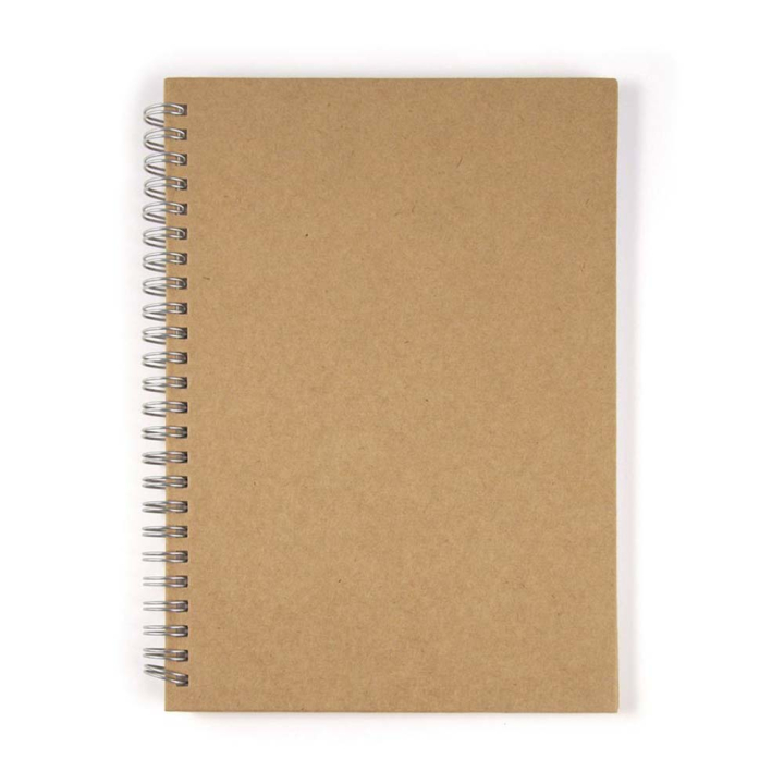Carnet de notes Pages blanche 14,8 x 21 cm Kraft - Rayher - Rougier et Plé