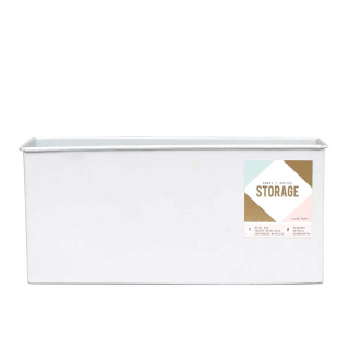 Bac de rangement en métal Wire System 15,3 x 11,4 cm - Crate Paper - Rougier et Plé