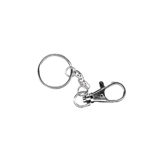 Anneau Porte-clés et Mousqueton ø 25 mm 2 pcs - Rayher - Rougier et Plé