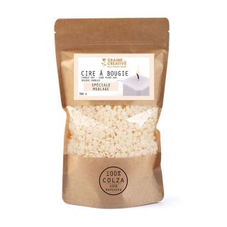 Cire à bougie végétale Spéciale moulage 380 g - Graine Créative - Rougier et Plé