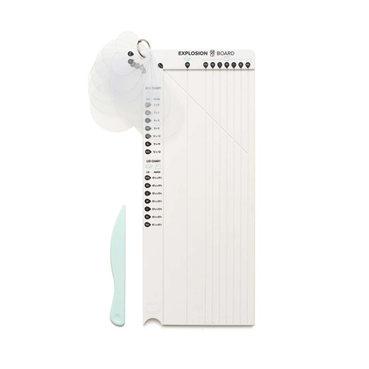 Gabarit pour Boîte surprise Explosion Box - We R Memory Keepers - Rougier et Plé
