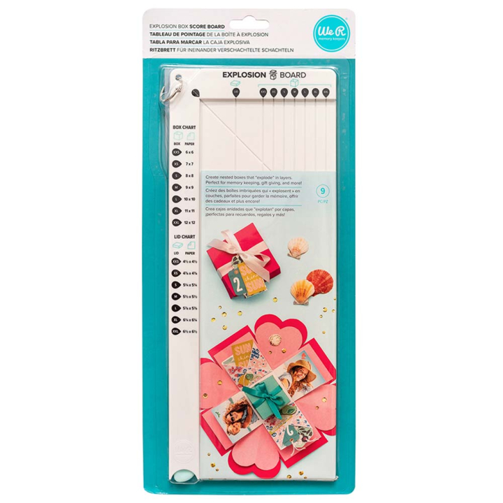 Gabarit pour Boîte surprise Explosion Box - We R Memory Keepers - Rougier et Plé
