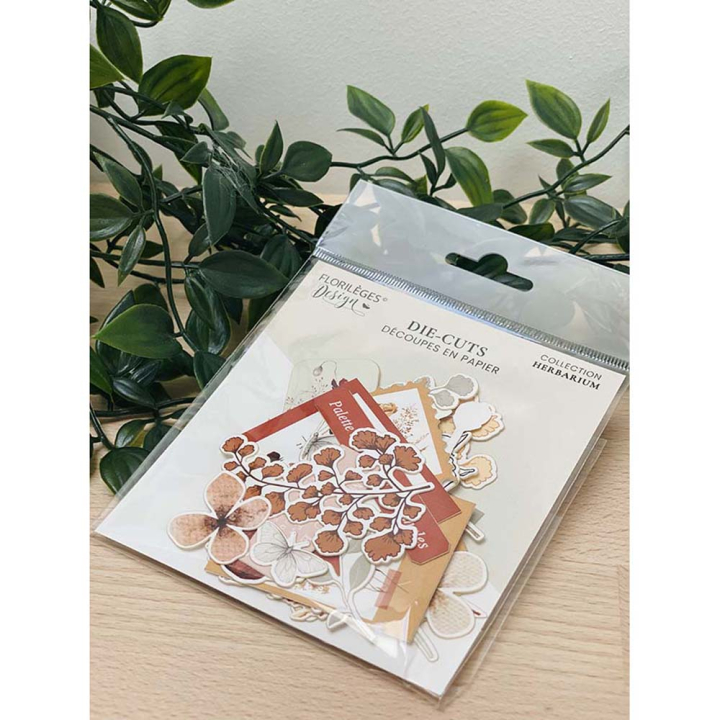 Découpes en papier Die-cuts Herbarium 35 pcs - Florilèges Design - Rougier et Plé