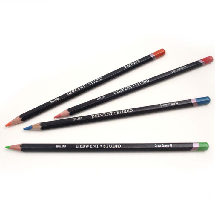 Crayons de couleur Studio Coffret bois 72 pcs - Derwent - Rougier et Plé