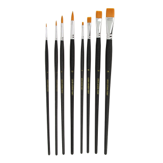 Pinceau Synthétique Lot de 8 pcs - Lefebvre-Foinet - Rougier et Plé