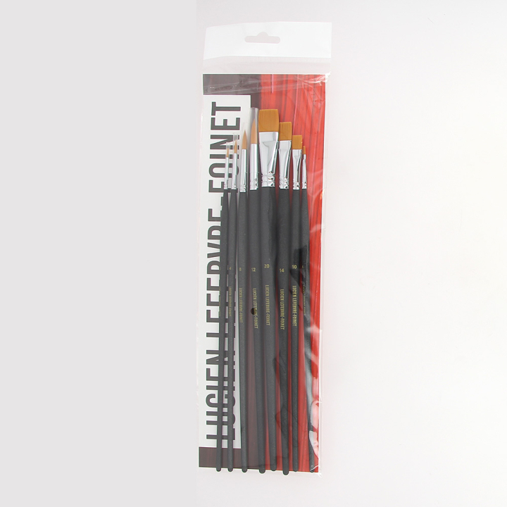 Pinceau Synthétique Lot de 8 pcs - Lefebvre-Foinet - Rougier et Plé