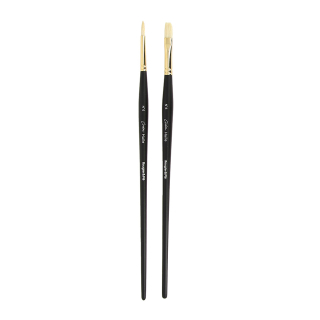 Pinceau huile Synthétique Lot de 2 pcs n°6 - Rougier&Plé - Rougier et Plé