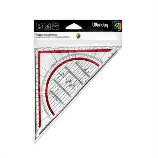Équerre-rapporteur 24cm - Wonday - Rougier et Plé
