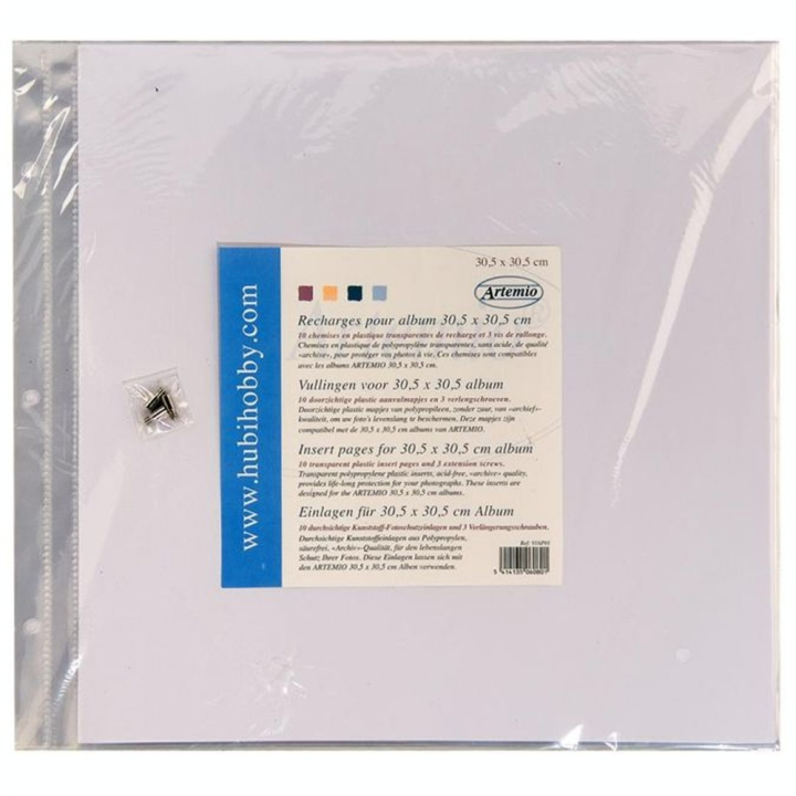 Recharge plastique 30.5x30.5cm pour album Artemio - Artemio - Rougier et Plé