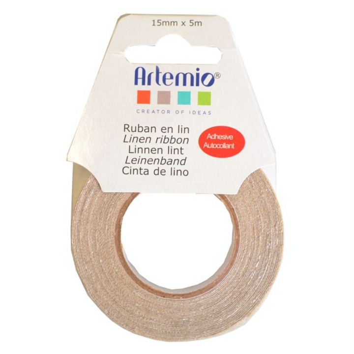 Ruban en lin autocollant 15mm - Artemio - Rougier et Plé