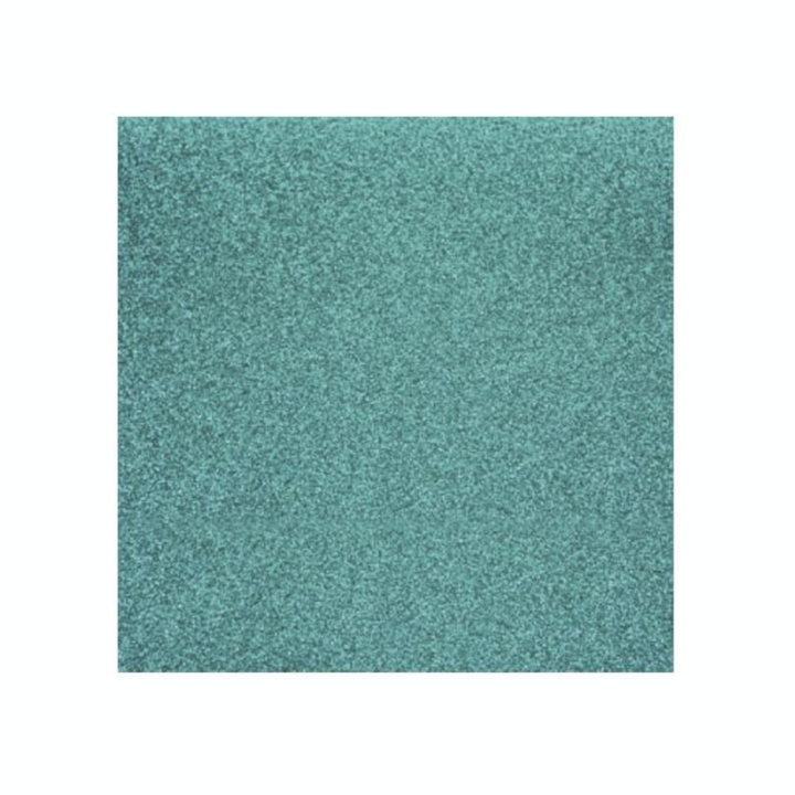 Papier pailleté turquoise 30x30cm - Rayher - Rougier et Plé