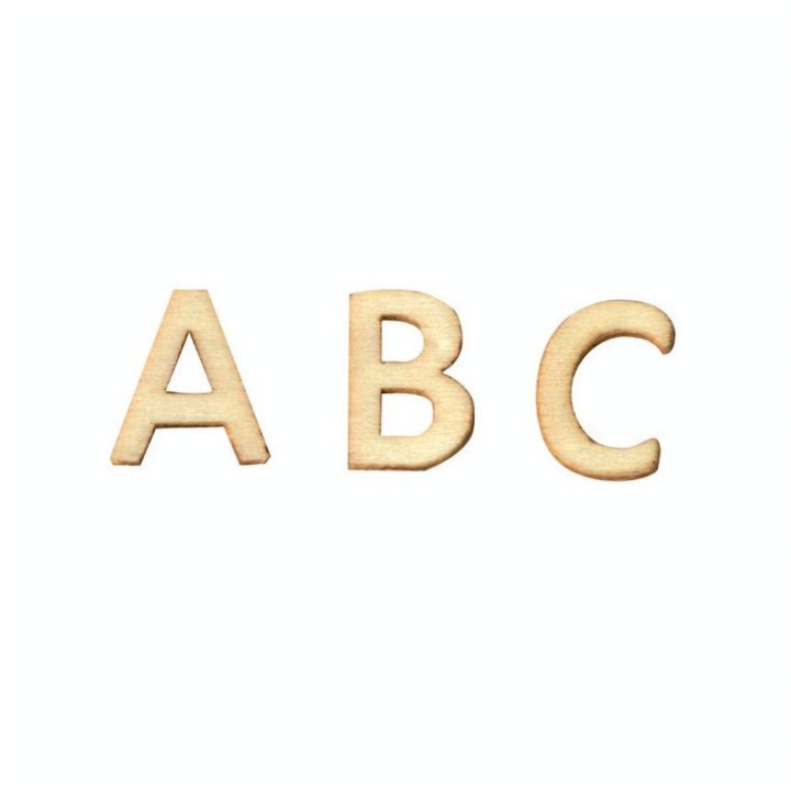 Lettres en bois 1.3cm 160 pièces - Artemio - Rougier et Plé