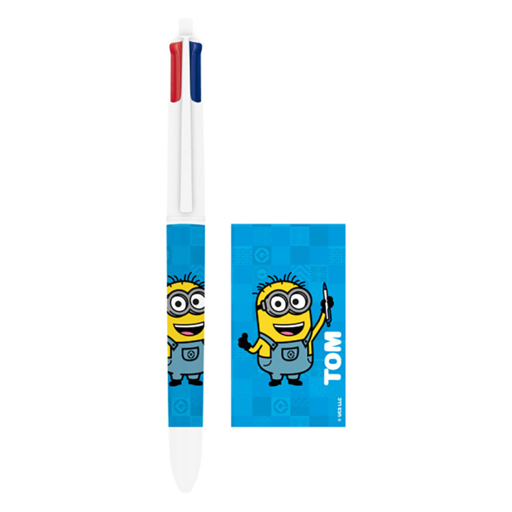 Stylo bille 4 couleurs Minions - Bic - Rougier et Plé