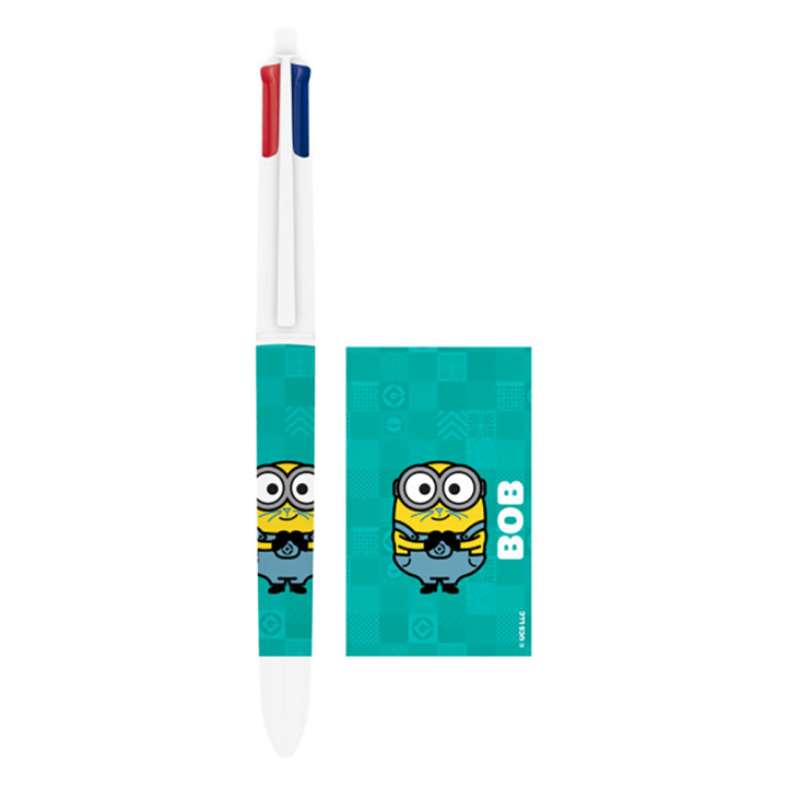 Stylo bille 4 couleurs Minions - Bic - Rougier et Plé