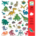 Planche d'autocollants Dinosaures 160 stickers - Djeco - Rougier et Plé