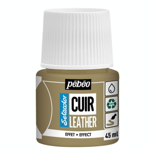 Peinture Cuir Setacolor 45 ml Effet Métal - Pébéo - Rougier et Plé