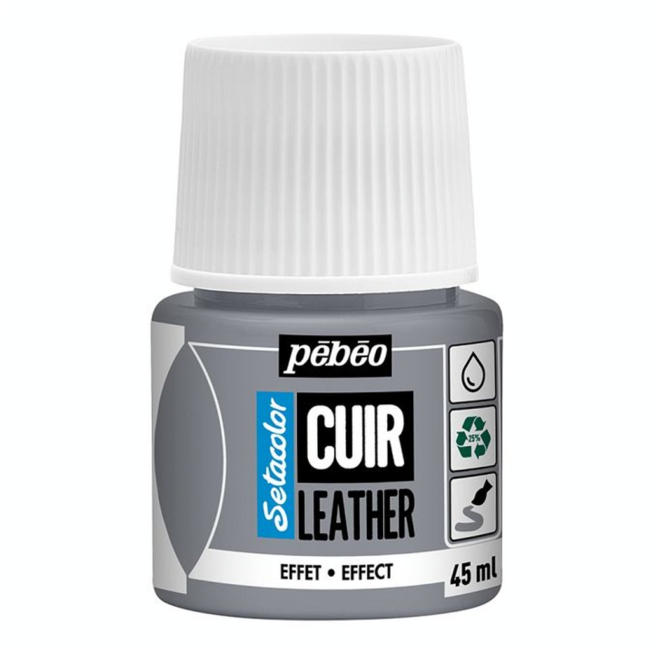 Peinture Cuir Setacolor 45 ml Effet Métal - Pébéo - Rougier et Plé