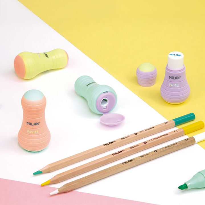 Taille-crayon Gomme Sway Pastel - MILAN - Rougier et Plé
