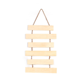 Décoration murale en bois 6 planches 30x 31 cm - Graine Créative - Rougier et Plé