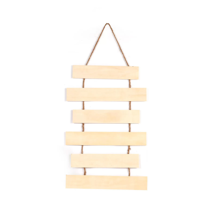 Décoration murale en bois 6 planches 30x 31 cm - Graine Créative - Rougier et Plé