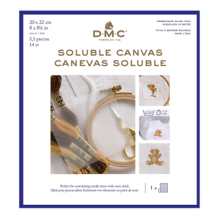 Canevas soluble 20 x 22 cm - DMC - Rougier et Plé