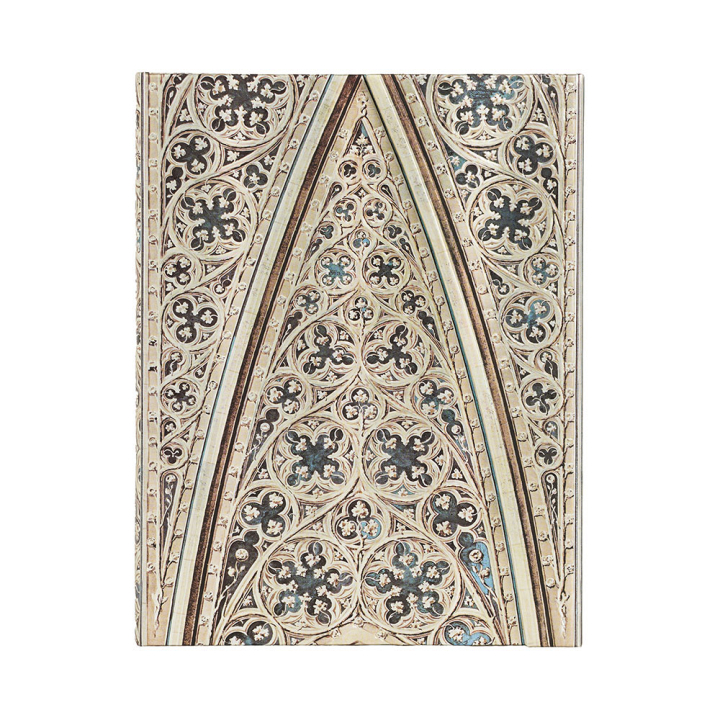 Carnet Rigide à rabat 18 x 23 cm 144 p Ligné Voûte de la Cathédrale de Milan - Paperblanks - Rougier et Plé