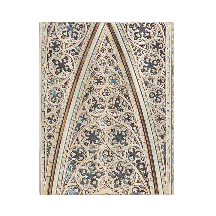 Carnet Rigide à rabat 18 x 23 cm 144 p Ligné Voûte de la Cathédrale de Milan - Paperblanks - Rougier et Plé