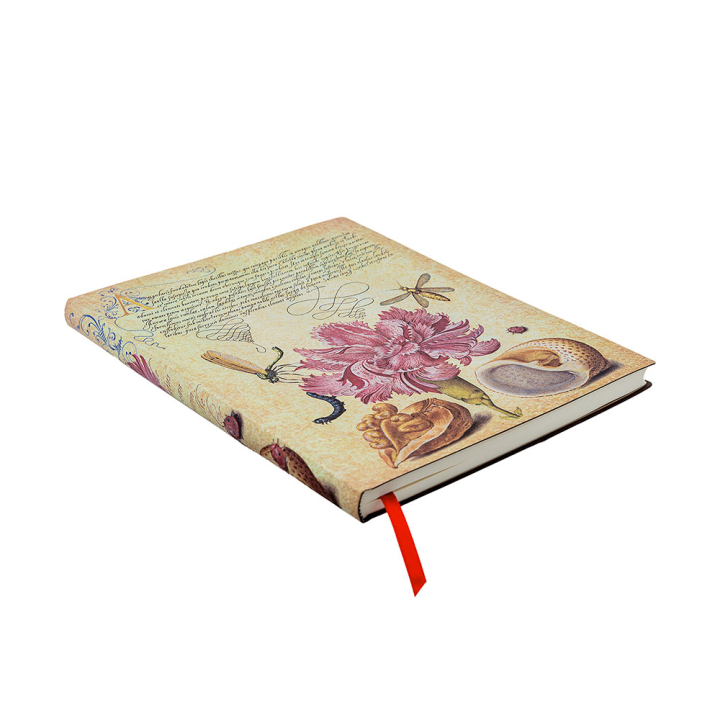 Carnet Souple 17 x 22,5 cm 176 p Ligné Œillet Rose - Paperblanks - Rougier et Plé