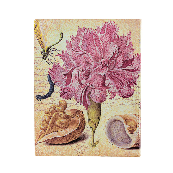 Carnet Souple 17 x 22,5 cm 176 p Uni Œillet Rose - Paperblanks - Rougier et Plé