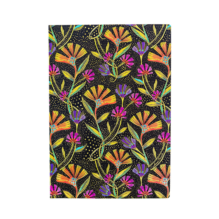 Carnet Souple 12,5 x 18 cm 176 p Ligné Fleurs Sauvages - Paperblanks - Rougier et Plé