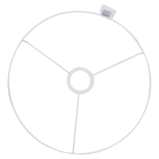Carcasse d'abat-jour cercle bagué Rilsan Ø 35 cm - Graine Créative - Rougier et Plé