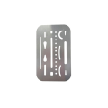 Pochoir de gommage 6 x 10 cm - Rougier&Plé - Rougier et Plé