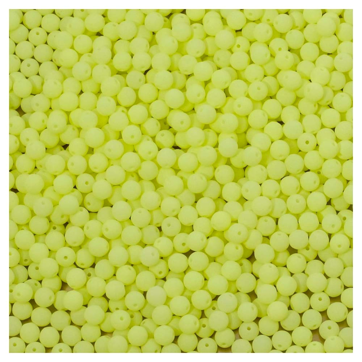Perles de Bohème Rondes ø 4 mm Mat 10 pcs - Perles Corner - Rougier et Plé