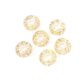 Perles Donuts 14 mm en Acrylique 6 pcs - Perles Corner - Rougier et Plé