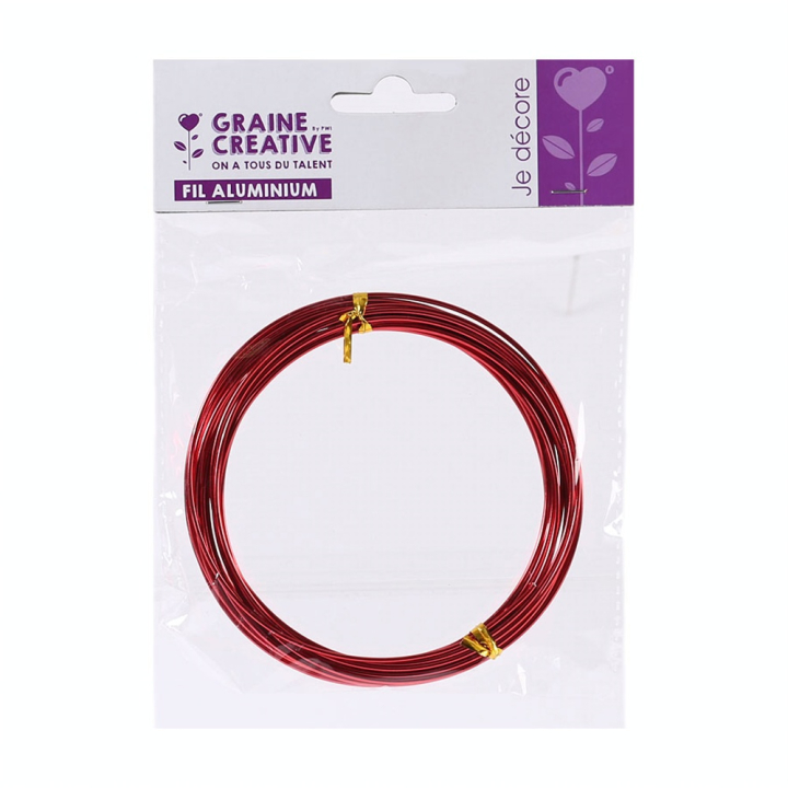 Fil aluminium Ø 1,5 mm 5 m - Graine Créative - Rougier et Plé