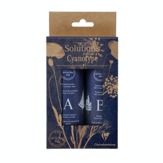 Solution Photosensible pour Cyanotype Set de 2 flacons - Clairefontaine - Rougier et Plé