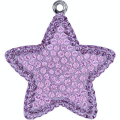 Pendentif pavé étoile 67422 - 14 mm - Amethyst - Cristaux de Swarovski - Rougier et Plé