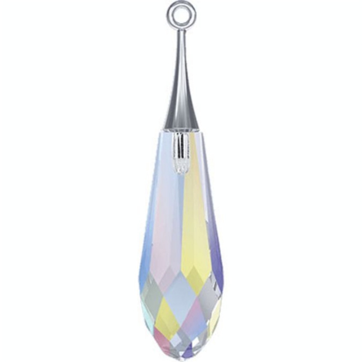 Pendentif Pure Drop argent 6532 - 31.5 mm - Cristaux de Swarovski - Rougier et Plé