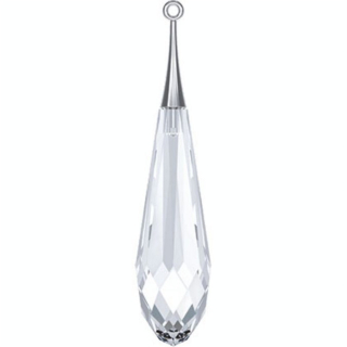 Pendentif Pure Drop argent 6532 - 44 mm - Crystal - Cristaux de Swarovski - Rougier et Plé