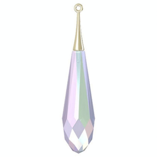 Pendentif Pure Drop doré 6532 - 44 mm - Cristaux de Swarovski - Rougier et Plé