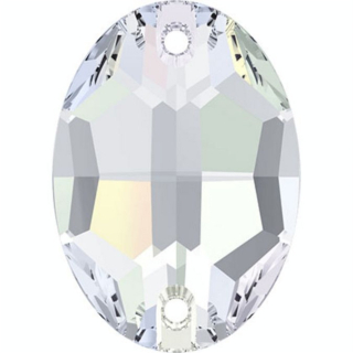Pierre à coudre ovale 3210 - 10 mm - Cristaux de Swarovski - Rougier et Plé