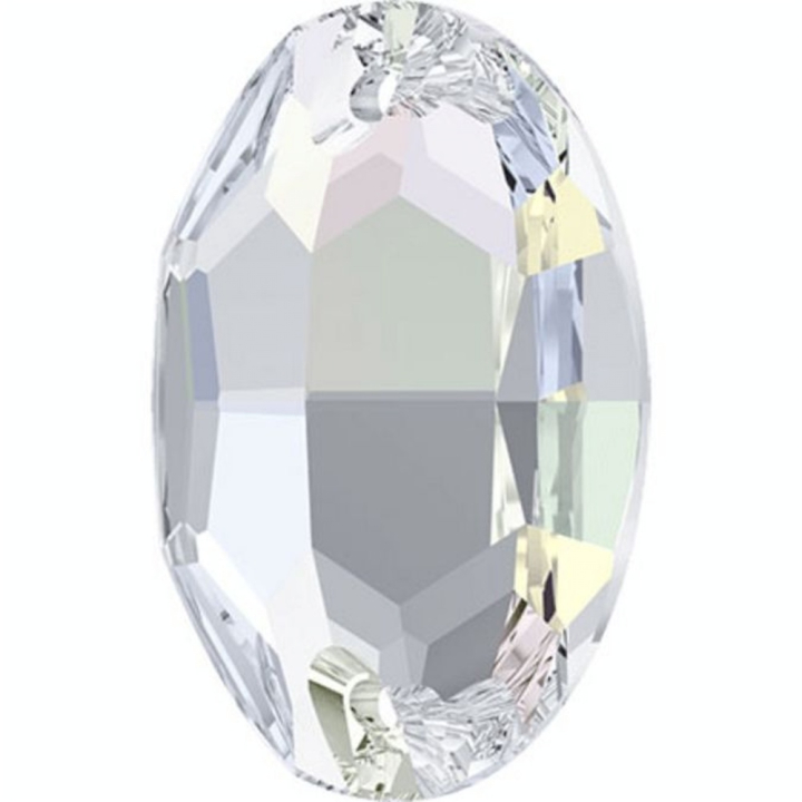 Pierre à coudre ovale 3210 - 10 mm - Cristaux de Swarovski - Rougier et Plé